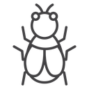 Fly insect icon