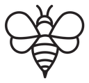 Flying bee icon