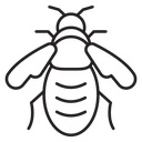 Flying bee icon