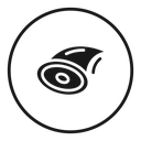 Flying disc icon