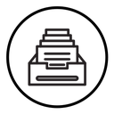 Folder box icon