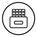 Folder box icon