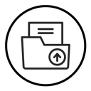 Folder download icon