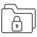 Folder security icon