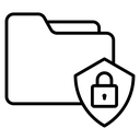 Folder Security Shield Padlock icon
