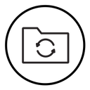 Folder sync icon