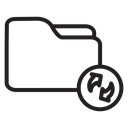 Folder sync icon