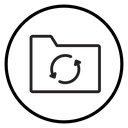 Folder sync icon