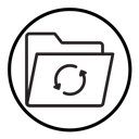 Folder sync icon