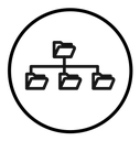 Folder tree icon