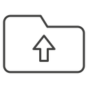 Folder upload icon