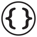 Font brackets icon