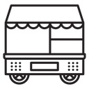 Food cart icon