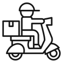Food delivery icon