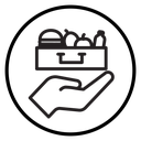 Food donation icon