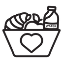 Food donation icon