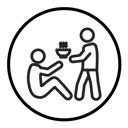 Food donation icon