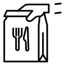 Food home delivery icon