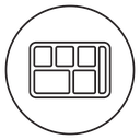 Food tray icon