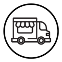 Food truck icon