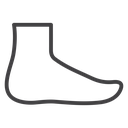 Foot side view 2 icon