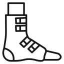 Foot splint icon
