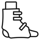 Foot splint icon