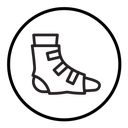 Foot splint icon