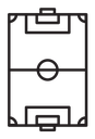 Football field icon