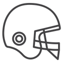 Football helmet icon