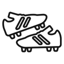 Football soccer shoes icon