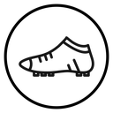 Football soccer shoes icon