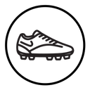 Football soccer shoes icon