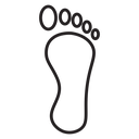 Footprint icon