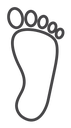 Footprint icon