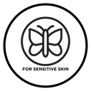 For sensitive skin Black Outline icon