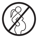 Forbidden pregnant icon