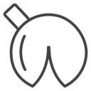 Fortune cookie icon