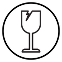 Fragile package icon