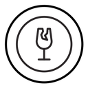 Fragile package icon