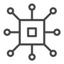 Frameworks Black Outline icon