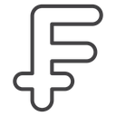 Franc sign icon