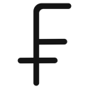 Franc sign icon