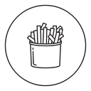 French fries icon