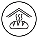 Fresh bakery pastry shop icon