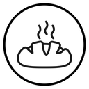 Fresh bread icon