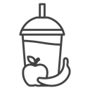 Fresh smoothie icon