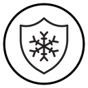 Frost resistant icon