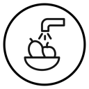 Fruits Washing icon