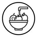 Fruits Washing icon